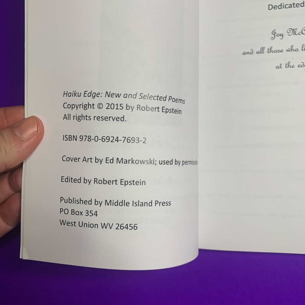 Roger Epstein “Haiku Edge” - Picture 4 of 11